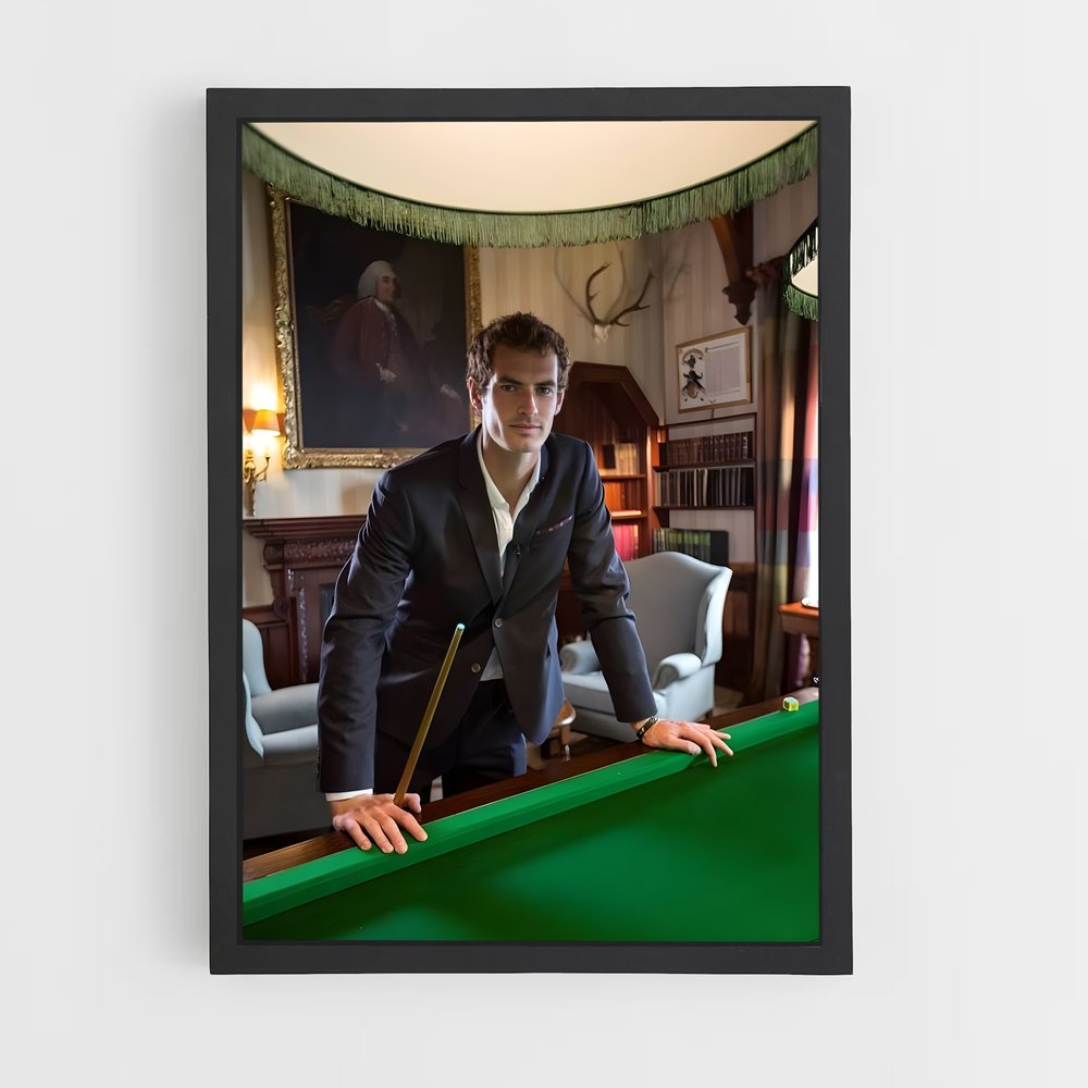 Poster Snooker Style – affiche Tennis (vue 2)